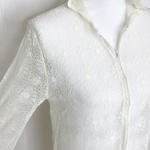 Vintage Sheer Lace Maxi Dress Festival Wear